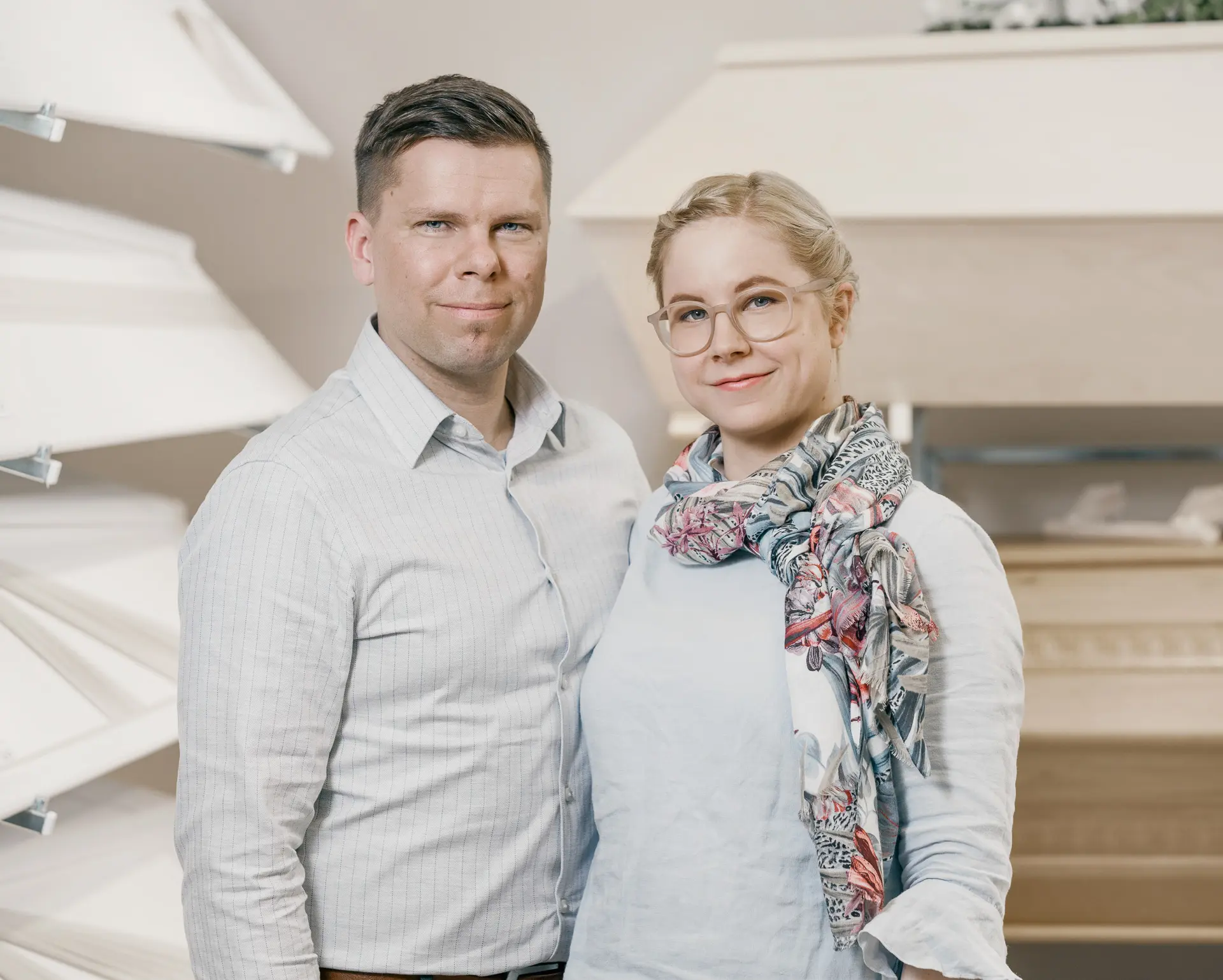 Jaakko ja Tiina Rautiainen Kuopion Hautaustoimisto Niiraselta.